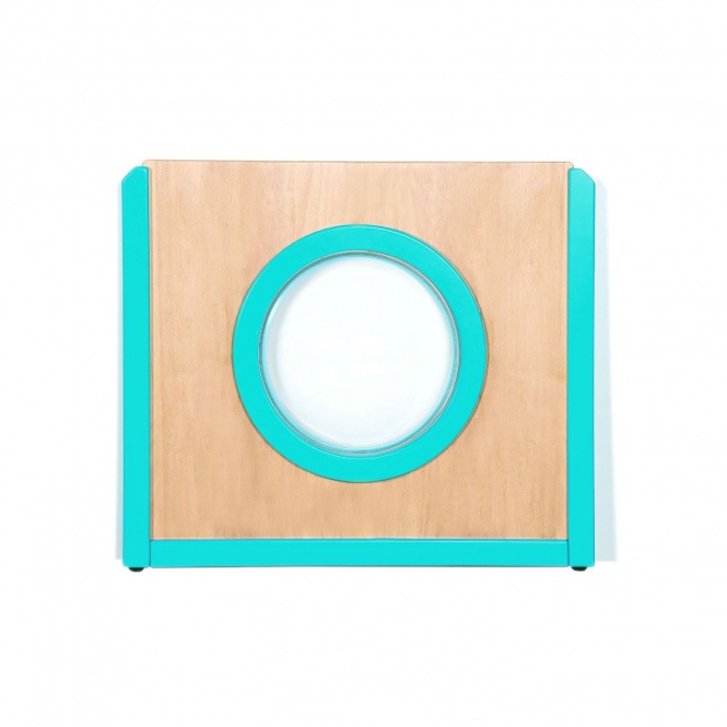 Raumteiler Bullauge, Füllung Bullauge aus Plexiglas 